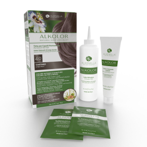 Tinta per capelli permanente 4.0 castano - Alkemilla